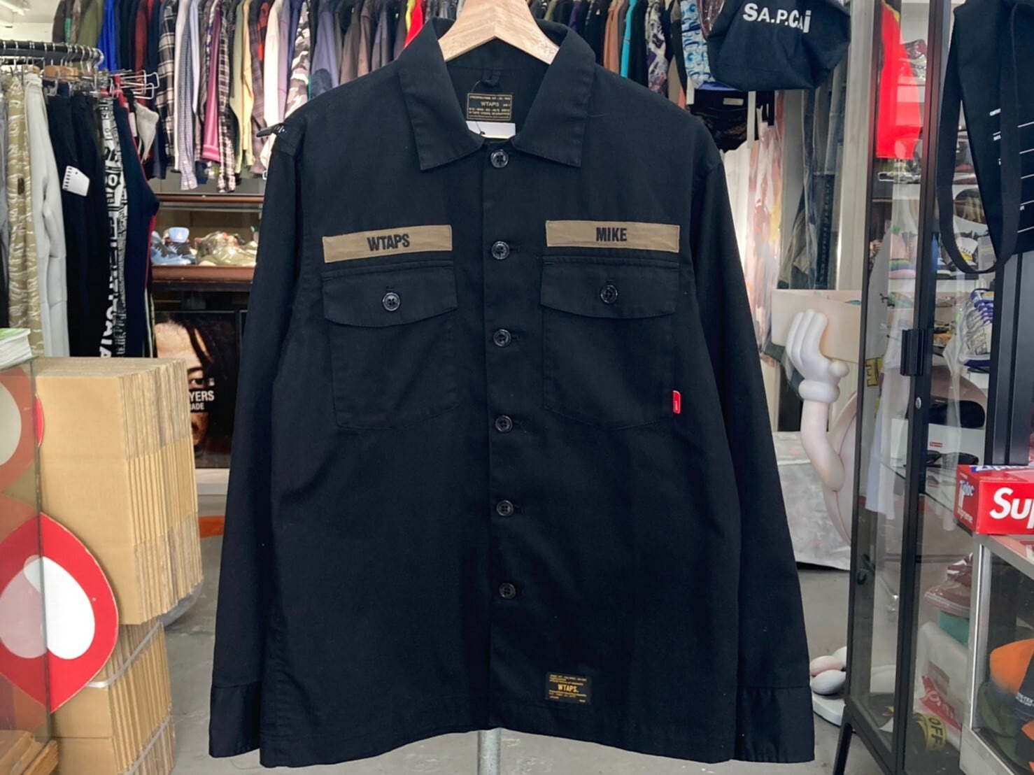 WTAPS BUDS LS SHIRT.COPO.SERGE 2 161GWDT-SHM02 50KI9432 | BRAND 