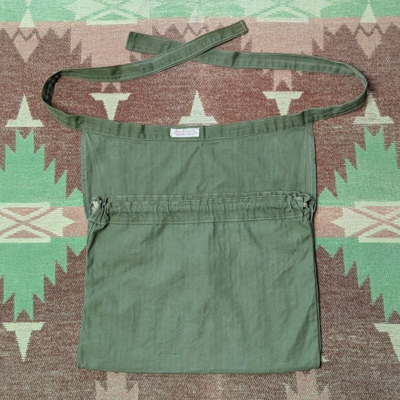 WW2 40s AMERICAN RED CROSS HBT Apron Ditty Bag | Wonder Wear