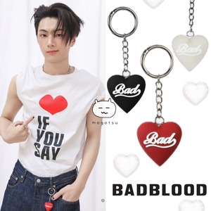★ENHYPEN ジェイ 着用！！【BADBLOOD】Bad Heart Keyring - 3COLOR