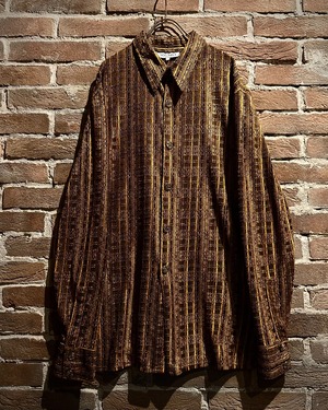 【Caka act3】Beautiful Color Vintage Loose L/S Shirt