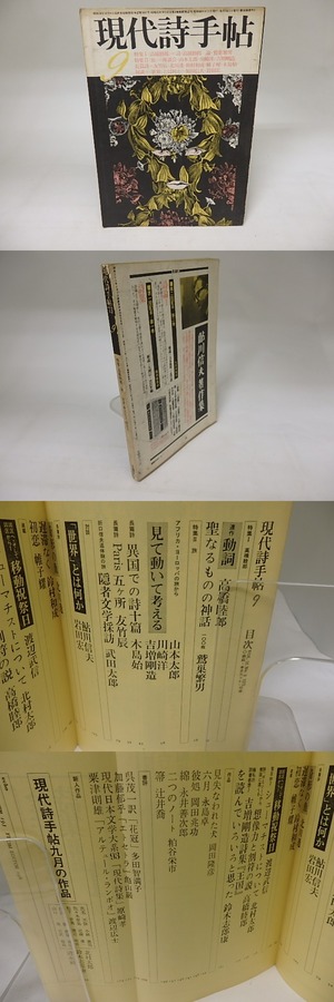 (雑誌)現代詩手帖　1973年9月　特集1・高橋睦郎　特集2・旅　帷子耀「初恋」　/　　　[19941]