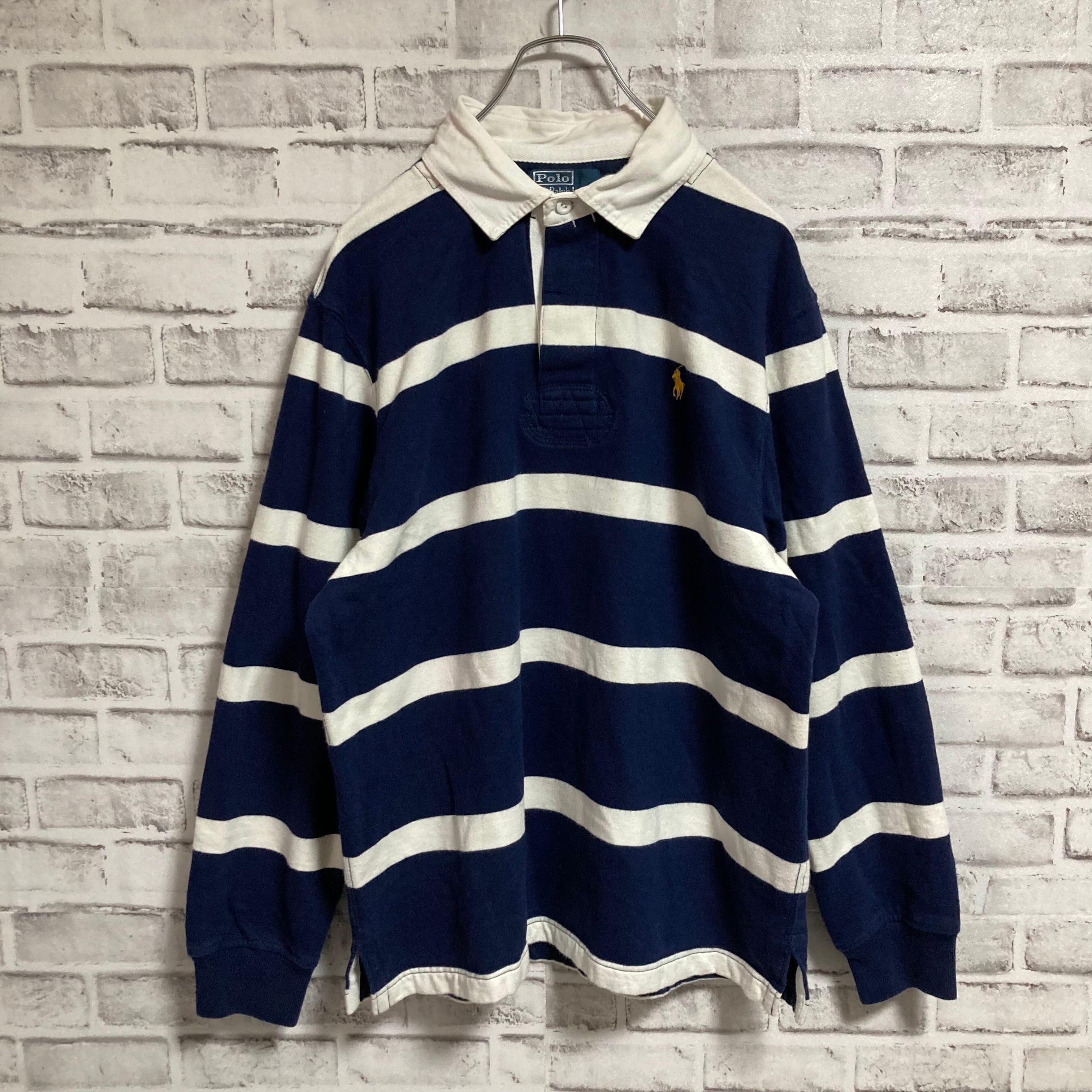 【Polo Ralph Lauren】L/S Rugger Shirt L 90s ラルフローレン ...