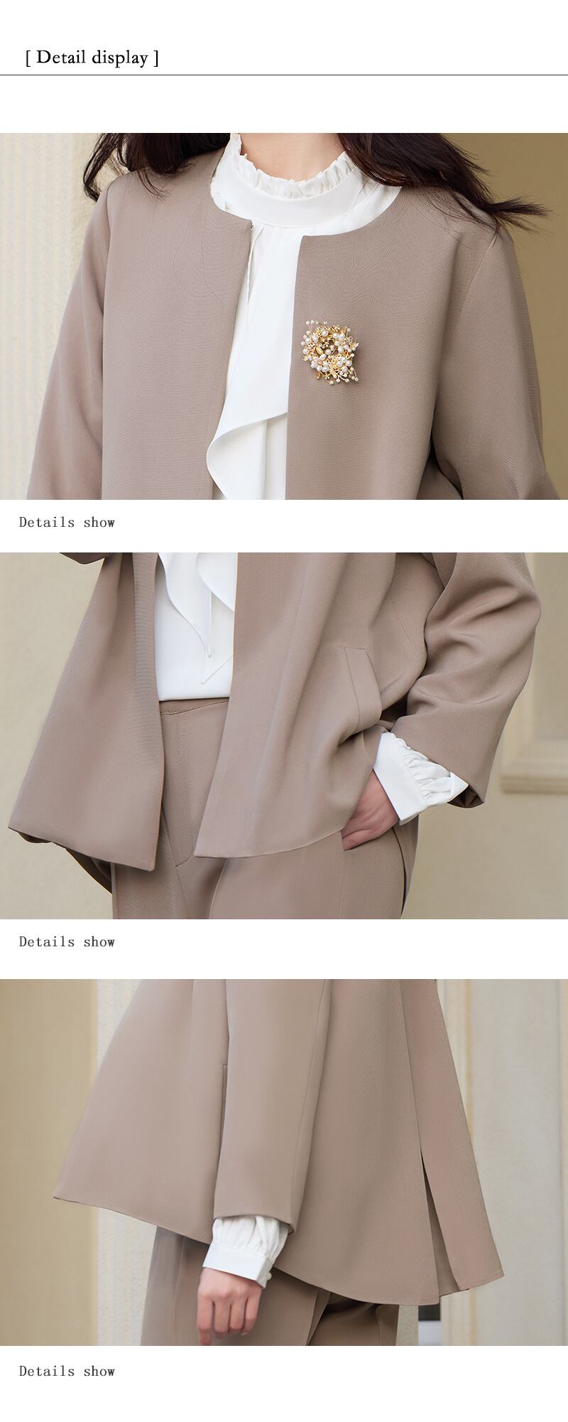 即日配送 送料無料 ママスーツ セットアップ パンツスーツ レディース