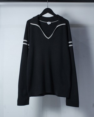 【Caka BLACK】“ARMANI COLLEZIONI” × “Deanna Spa” Skipper Knit