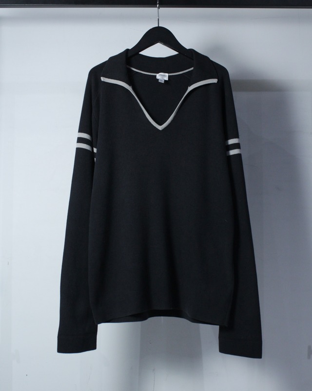 【Caka BLACK】“ARMANI COLLEZIONI” × “Deanna Spa” Skipper Knit