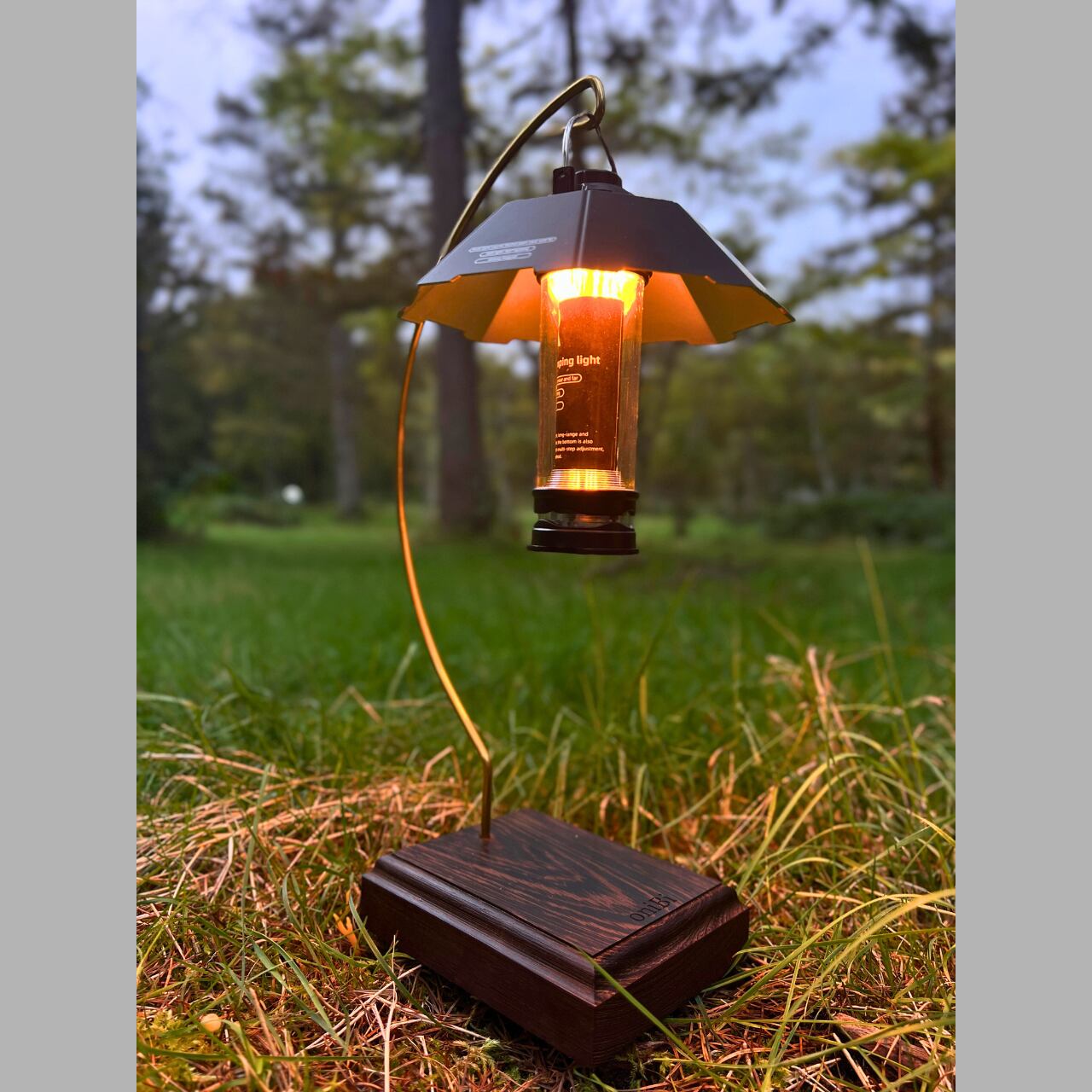 寄木ランタンスタンド　二つ ヴィンテージ風｜卓上ランタンスタンド｜鬼燈 (oniBi) | 鬼燈 oniBi