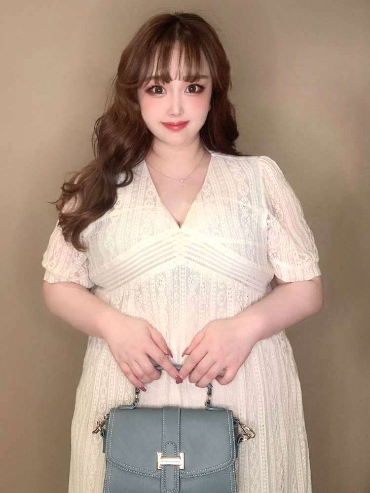 即納 1点限定 4xl 総レースvネックロングワンピース パーティーコーデ パフスリーブ 半袖 お呼ばれ きれいめ 大きいサイズ 韓国 Ch4377 可愛い大きいサイズ韓国レディースファッション通販 Chulachula チュラチュラ