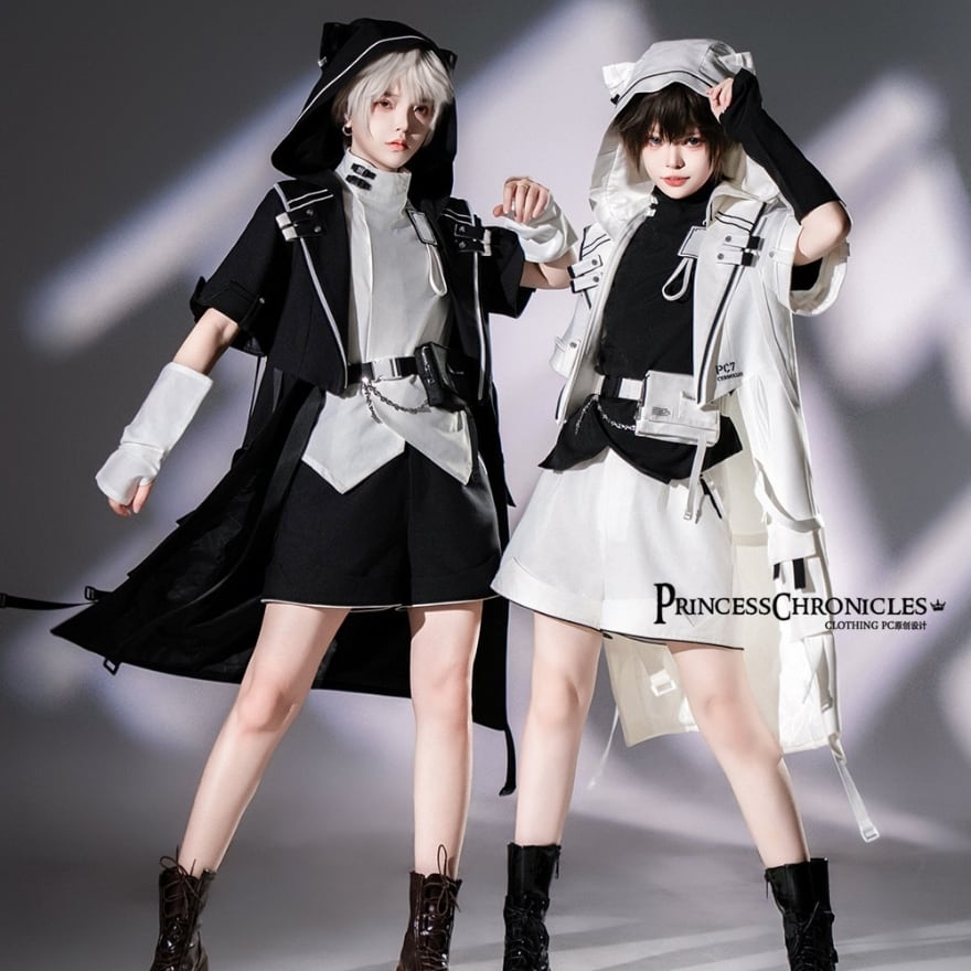 皇子系×サイバーパンク ウエストポーチ付きベルト｜princessChronicle