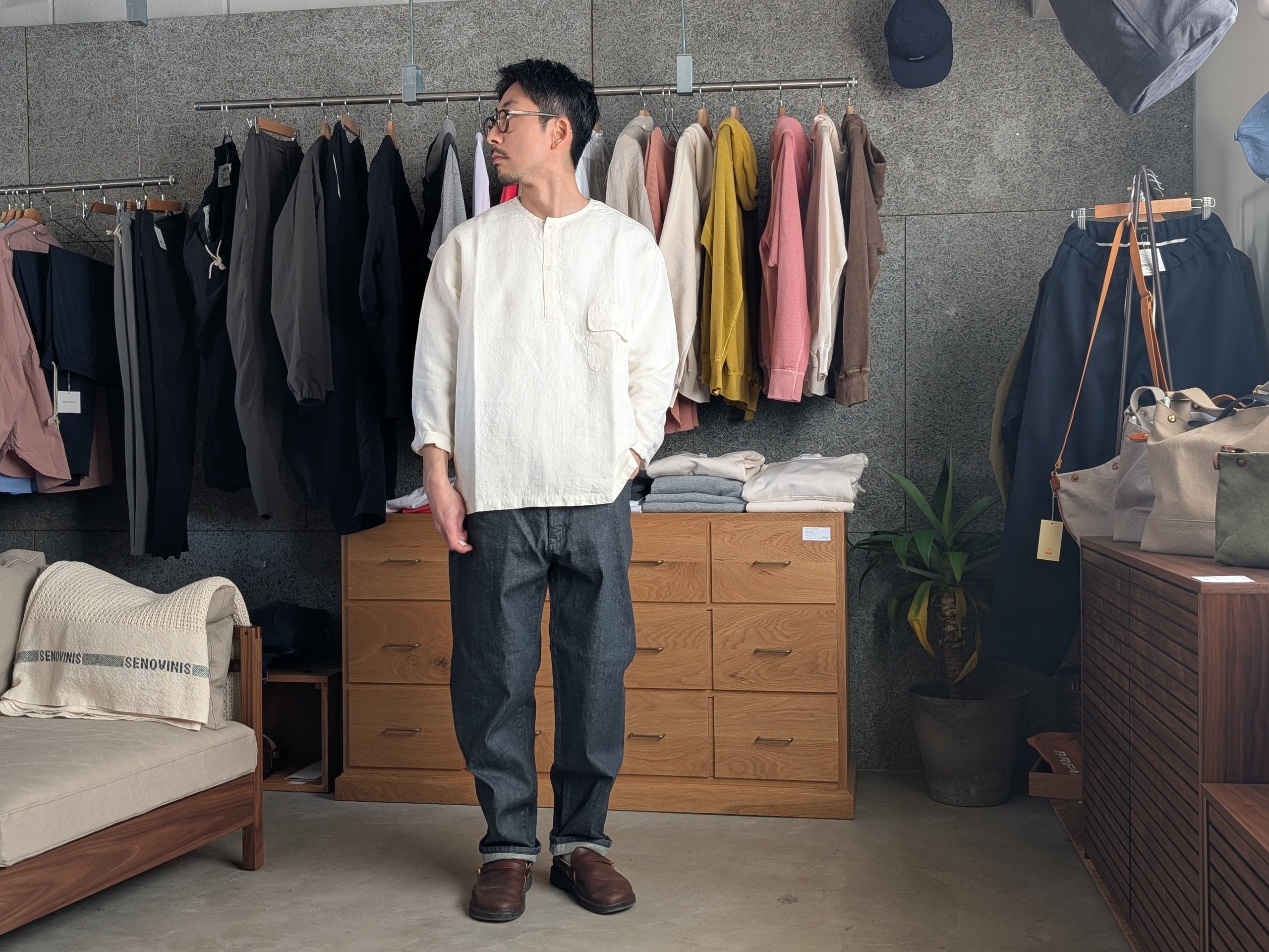 STUDIO ORIBE】RIDE ON LOOSE DENIM（Unisex） | JAMES&CO. | inoya