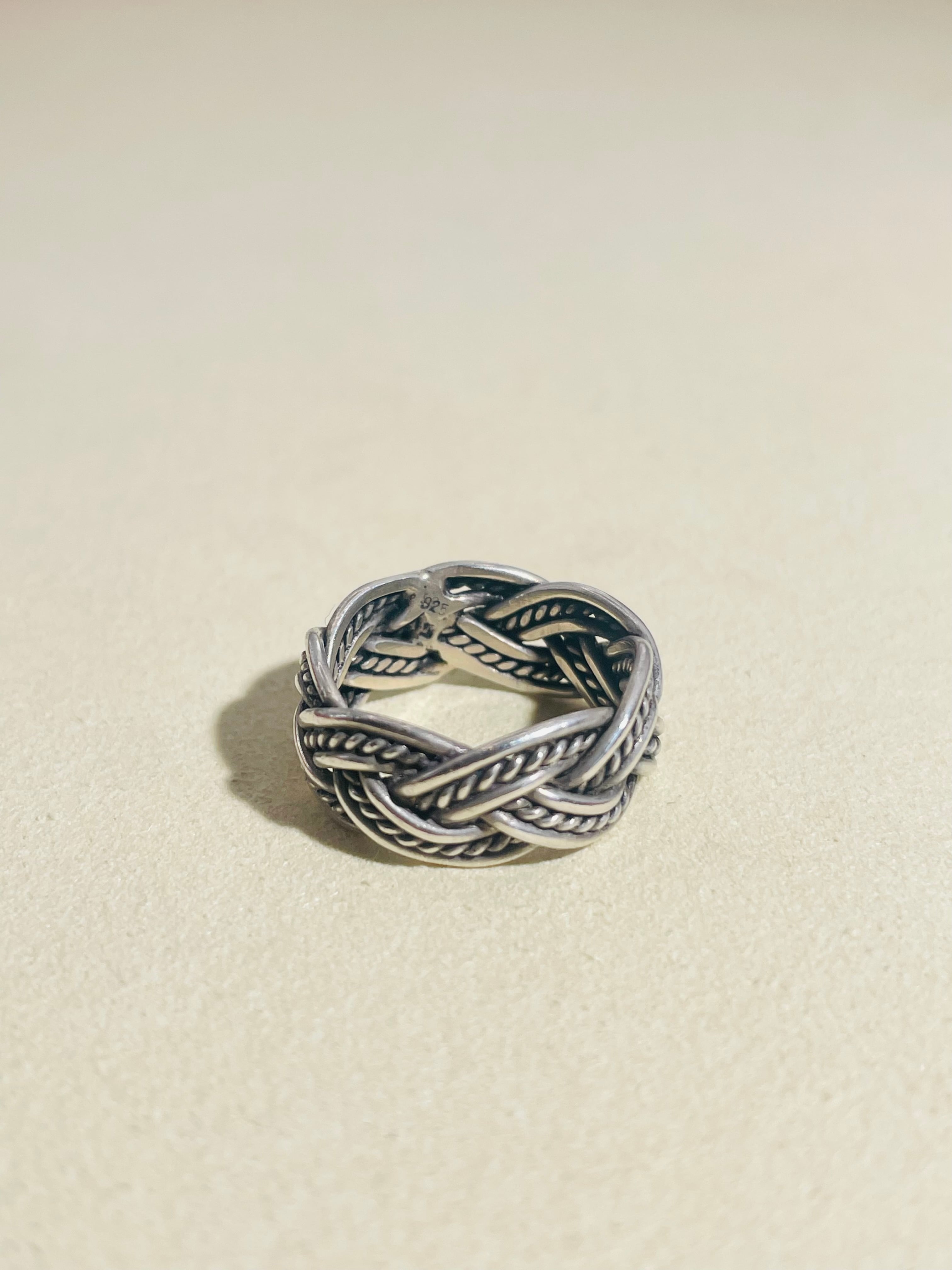 Woven Rope Ring #9 -Mexico-