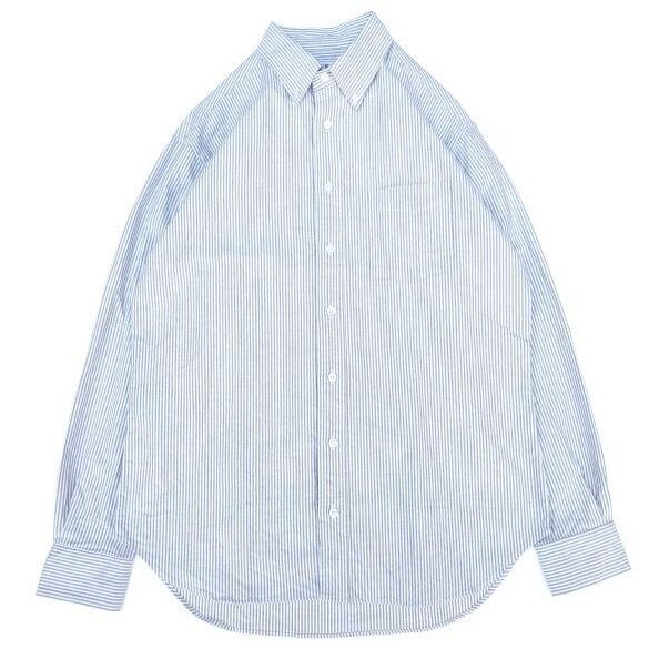 SERO (セロ ) B.D. REGULAR SHIRT OXFORD STRIPE ネイビーストライプ