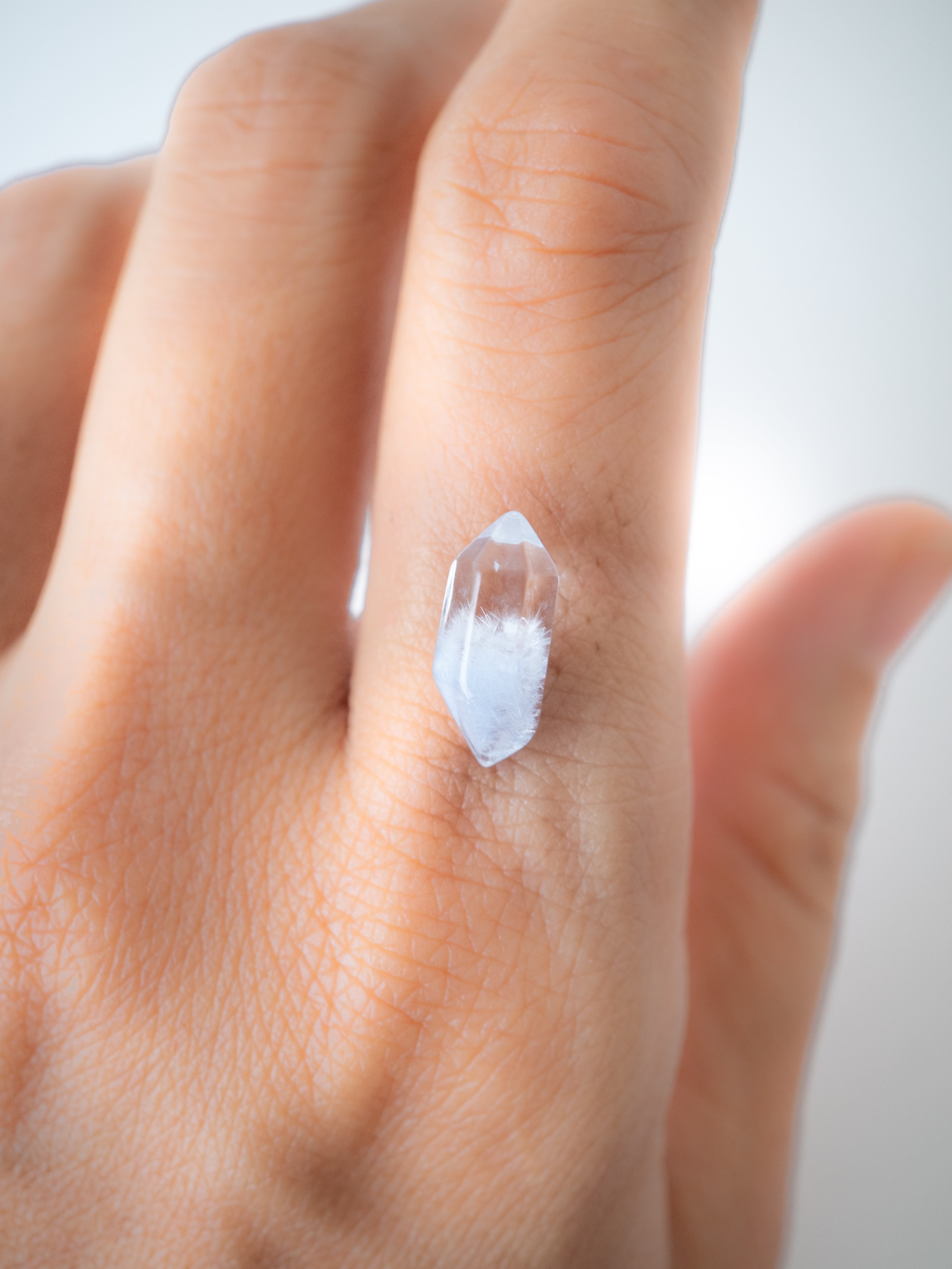 デュモルチェライトスフィアNo.977 デュモルチェライトインクォーツ - c17 | SELSHA