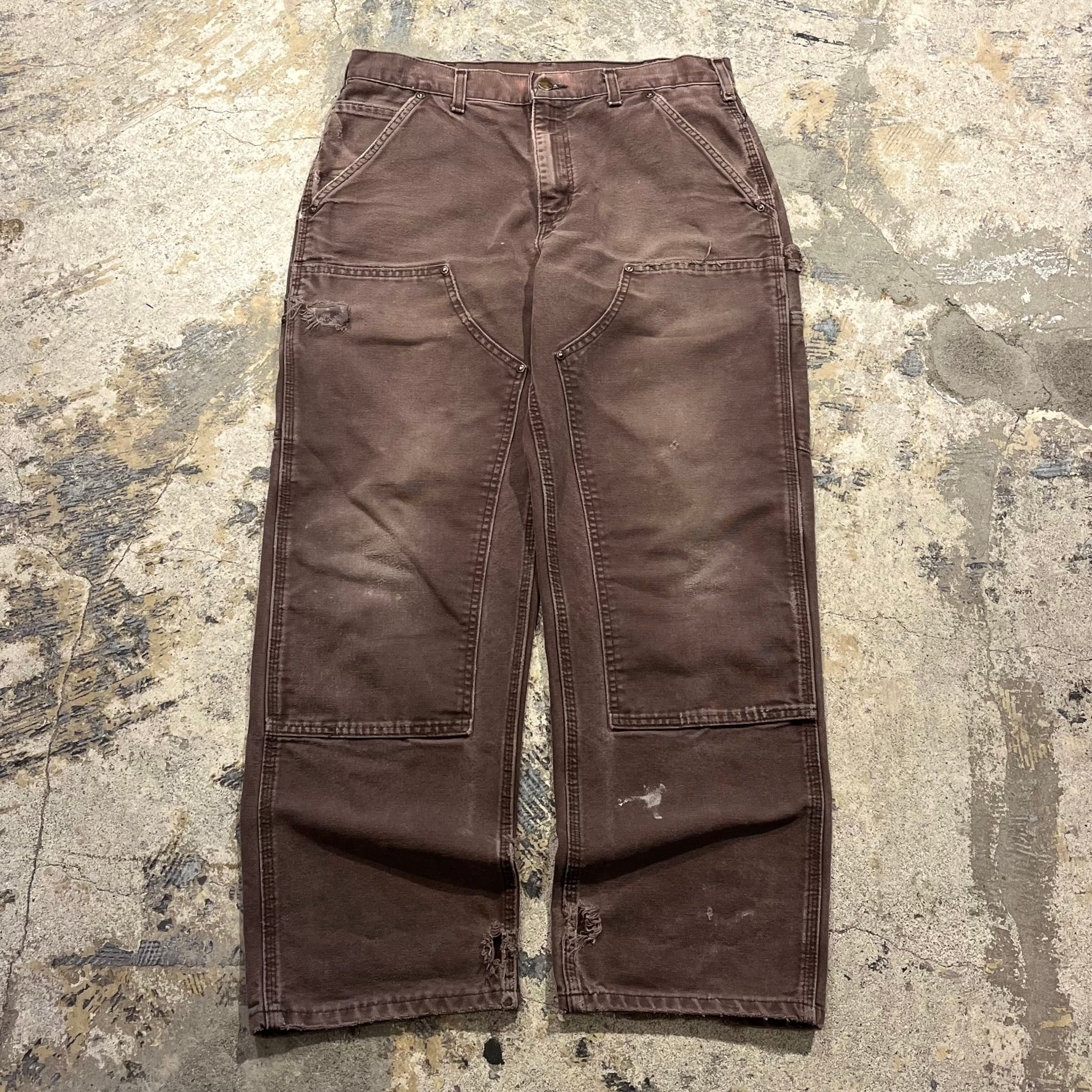パンツ Carhartt double knee pants 30/32 ヒゲ32×30】Carhartt Double Knee Pants 