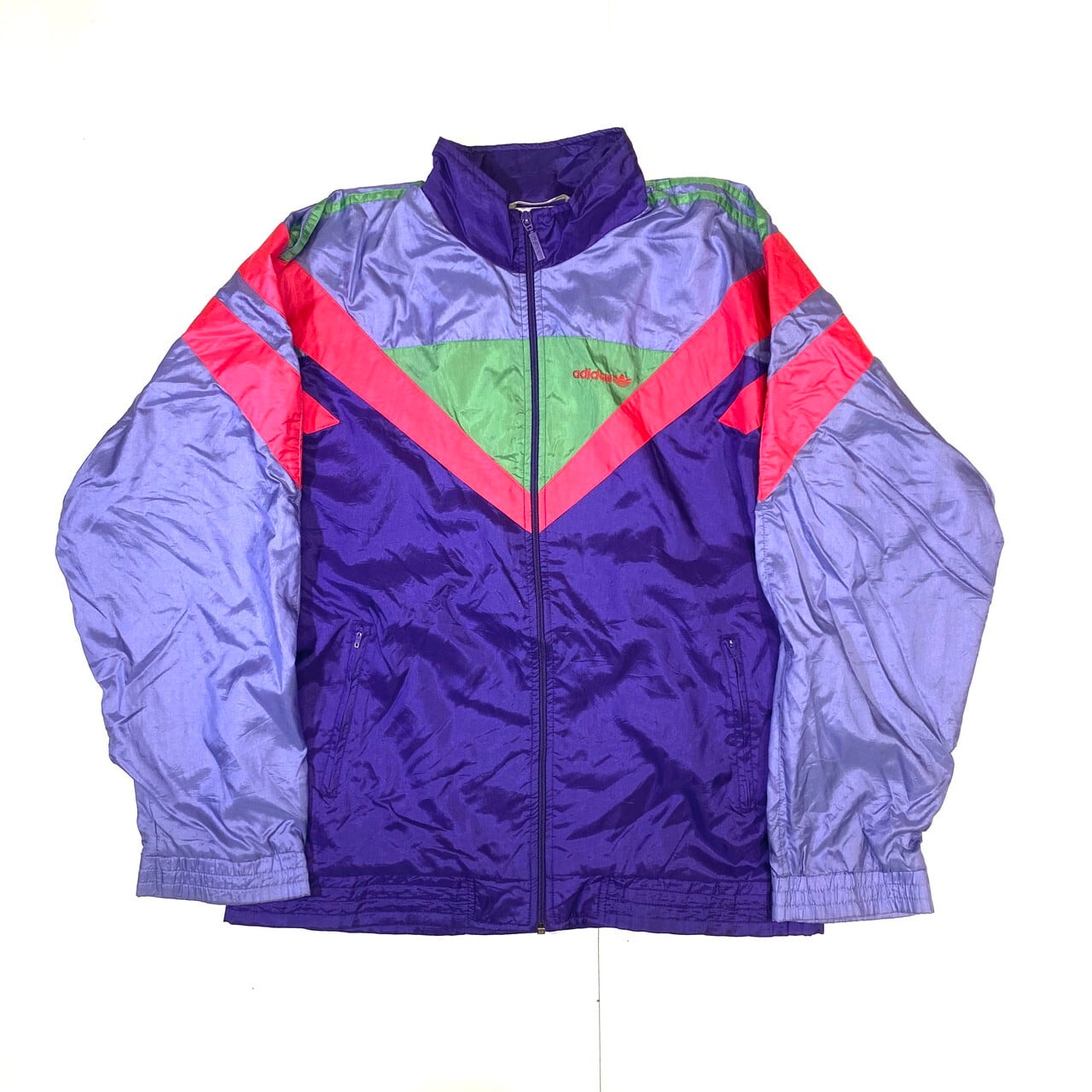 80〜90年代 80s 90s 銀タグ adidas アディダス ナイロンジャケット 