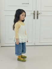【取寄】LITTEL HI レイヤードカンカンワンピース｜秋服｜韓国子供服｜26/AT