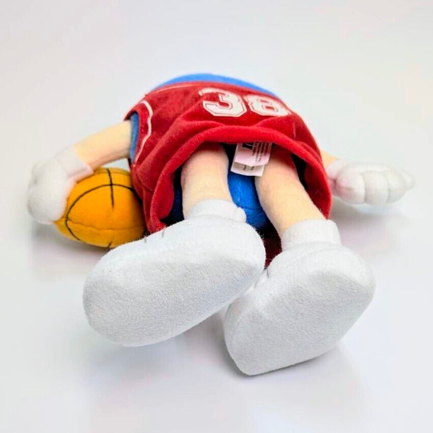☆ VINTAGE ☆【 m&m's（ エムアンドエムズ ）】 2000年代 / バスケットボール / #38 / 背番号38 / PLUSH TOY / プラッシュ / ぬいぐるみ / VINTAGE / ビンテージ 〚アメリカン雑貨 アメトイ〛
