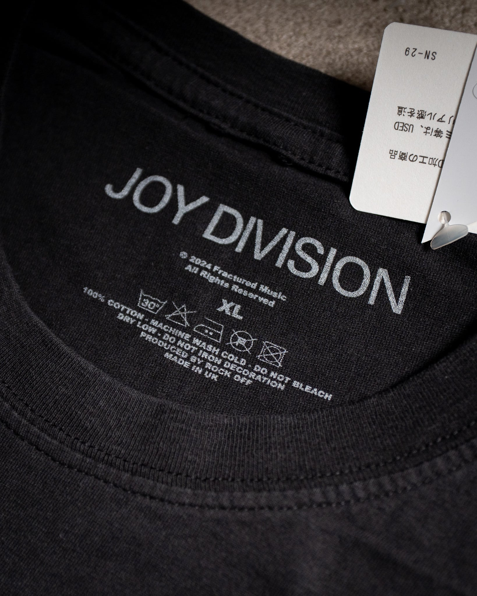 THRIFTY LOOK】JOY DIVISION TEE 新品 ユーズド加工 L XL ジョイ