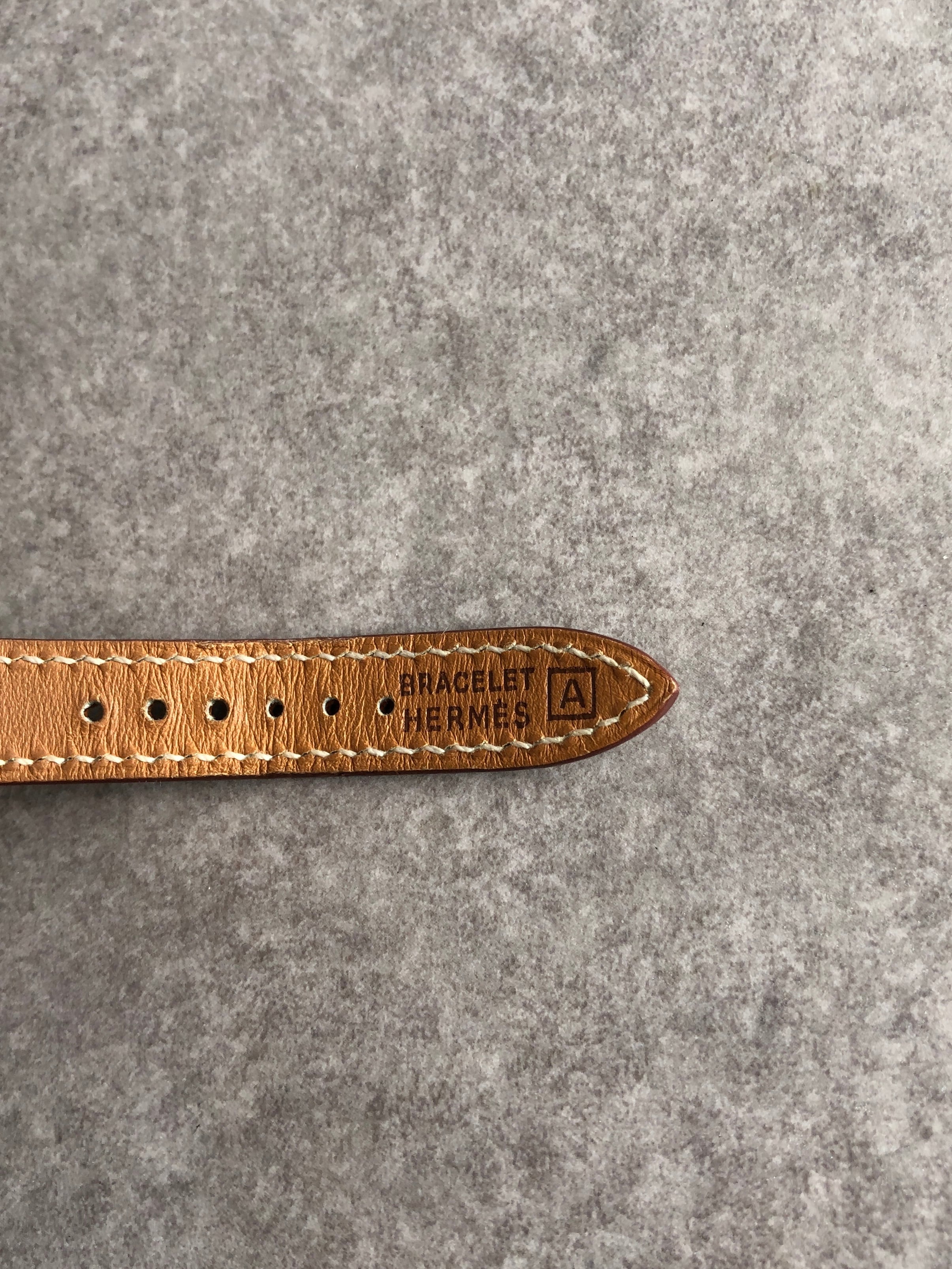 HERMES エルメス 腕時計 ブラウン ケリー レザー vintage ヴィンテージ