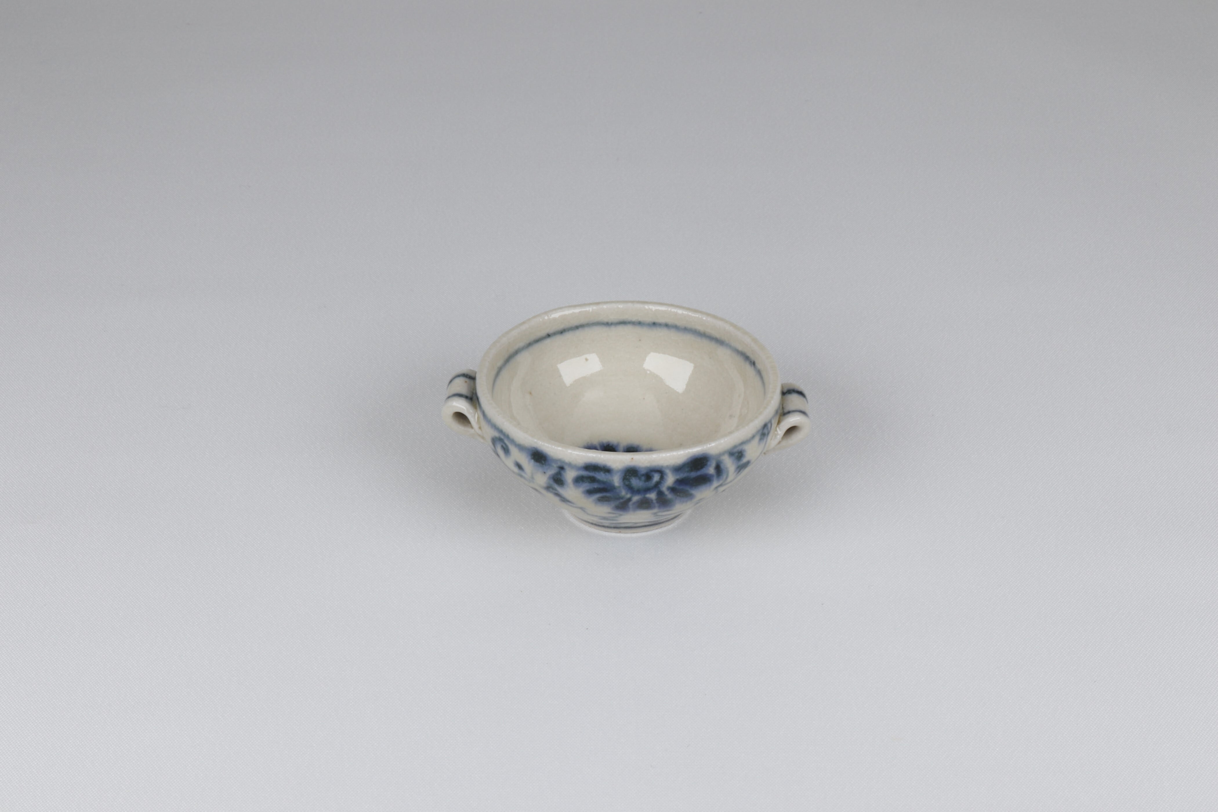 安南 耳付珍味鉢 花安南