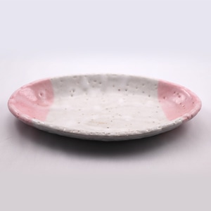 桃志野 楕円皿（大）　　Pink Shino Elliptical Dish LARGE