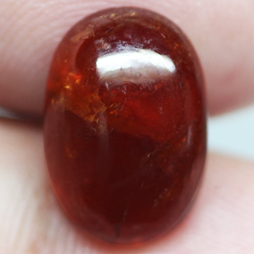 【メール便無料】 天然スペサルタイト 8.26ct:9501】非加熱 ナミビア産 Natural ガーネット