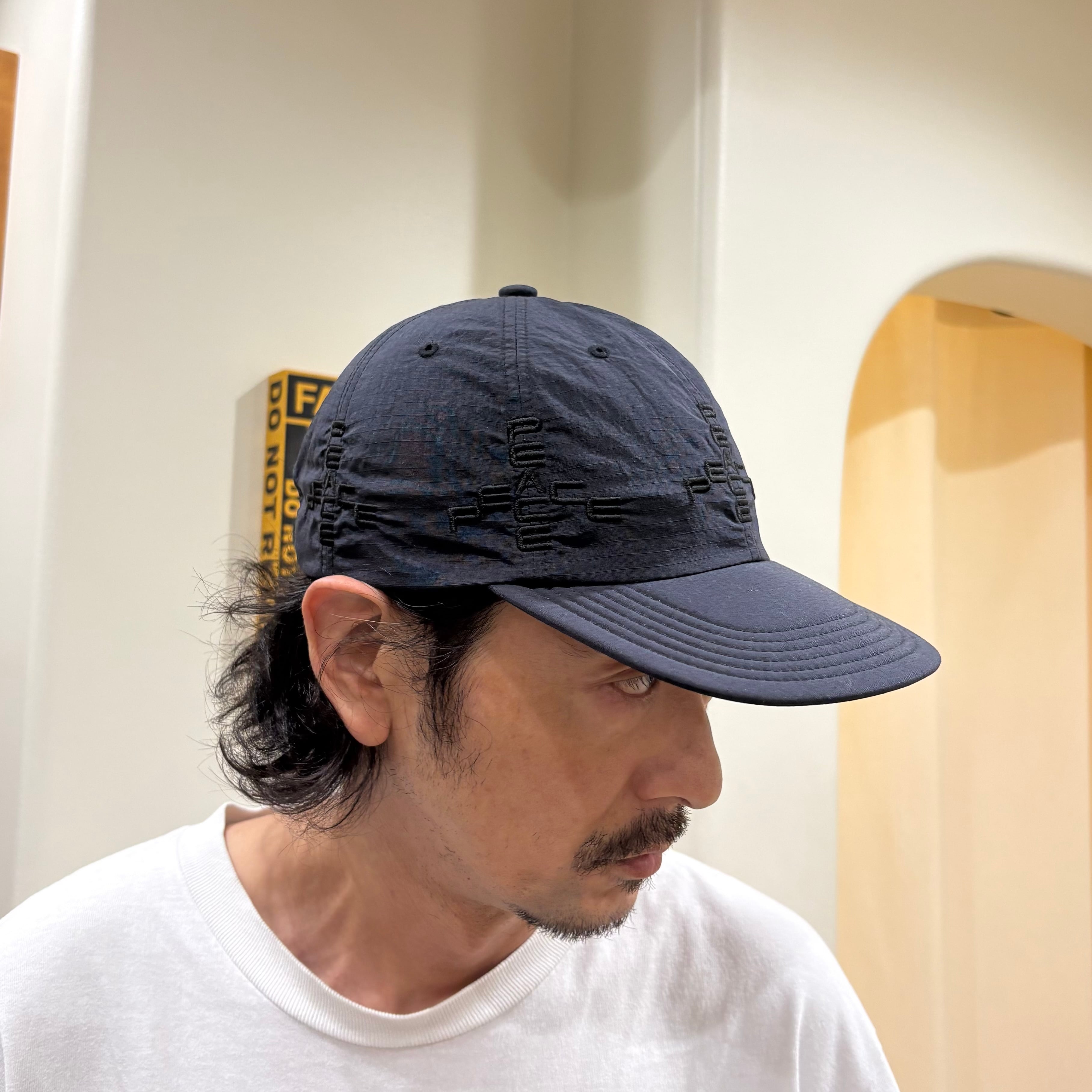 帽子 garbage Soft Brim 6 Panel CAP HEIWA GARBAGE【SOFT BRIM 6 PANEL CAP (MORE PEACE) BLACK】 | 桜木商店