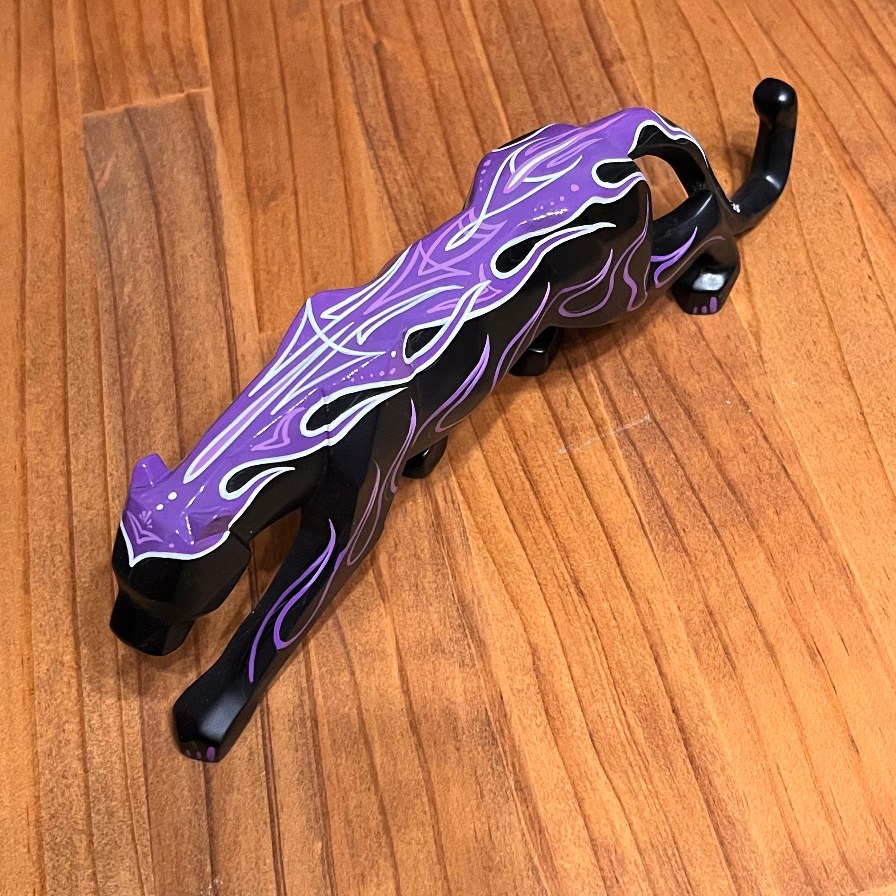 ブラックパンサー 置物 ピンストライプ Kustomstyle ホットロッド ブラックパンサー 置物 ピンストライプ Kustomstyle ホットロッド