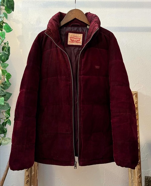 90s〜 levis corduroy down jacket 【M】