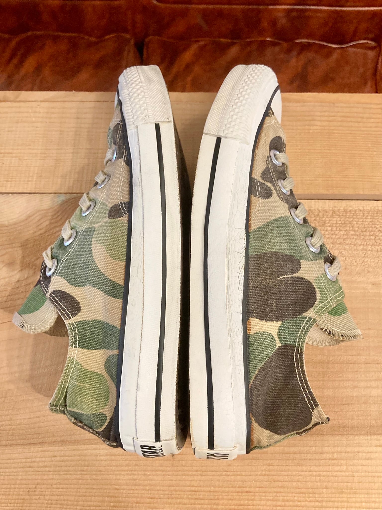 美品‼️コンバース　オールスター　USA製　24cm 迷彩　83 camo 銀箱