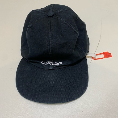 OFF WHITE オフホワイト BOOKISH OW BASEBALL CAP O/S ブラック 【代官山03】