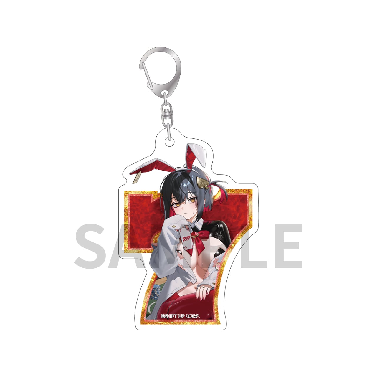 NIKKE RedHood's TRACK キーホルダー 限定 GODDESS OF VICTORY NIKKE mini Rubber Keychain RR#2 Red Hood