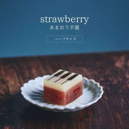 【母の日ギフト予約受付中】ハーフサイズ【季節商品】ジャズ羊羹 strawberry