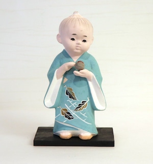 博多人形・童物・台座付・No.200813-46・梱包サイズ60