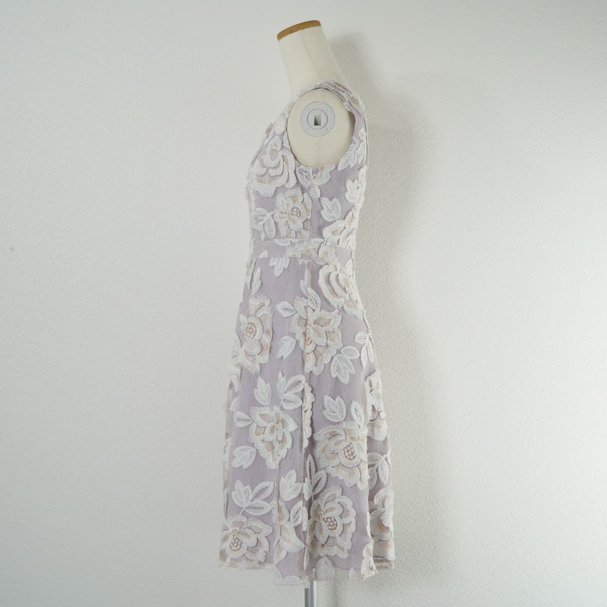 GRACE CONTINENTAL グレースコンチネンタル フラワー刺繍チュール  