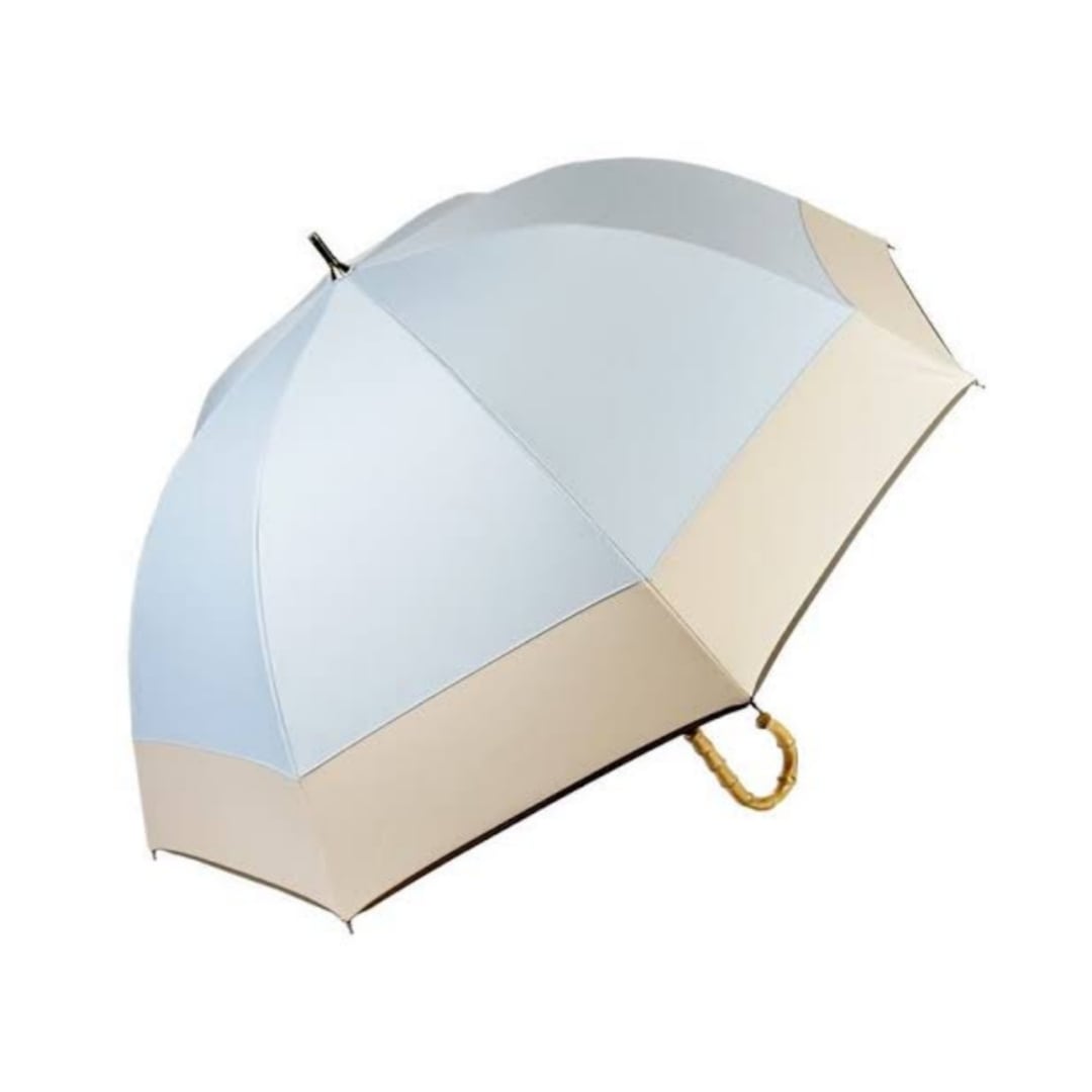 ブルー 晴雨兼用傘 ショート傘 UVカット 日傘 雨傘 熱中症対策