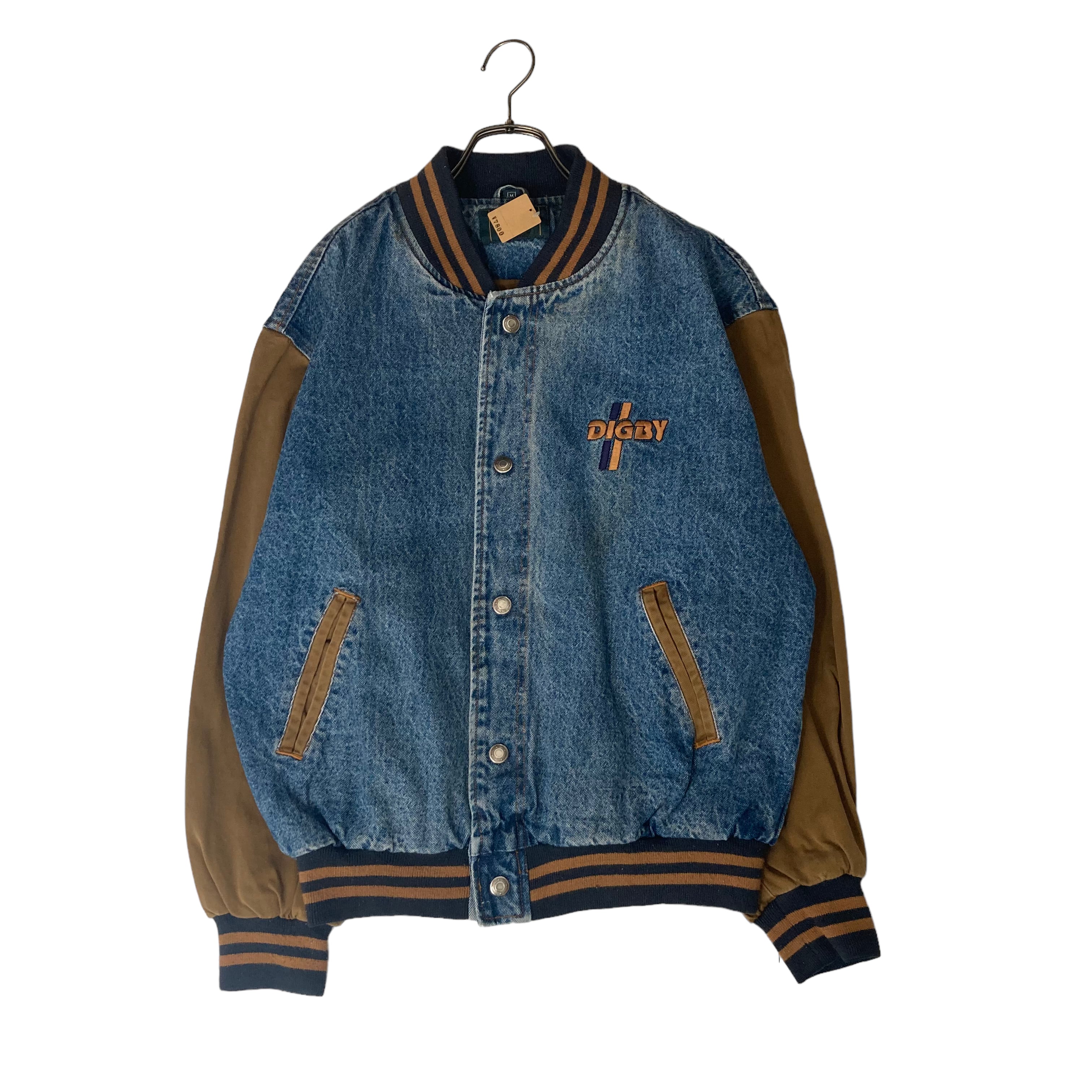 90's】Dunbrooke デニムスタジャン M 刺繍 vintage | 古着屋OLDGREEN 90's】Dunbrooke デニムスタジャン M 刺繍 vintage | 古着屋OLDGREEN