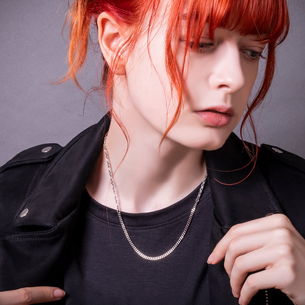 アルファミックスチェーンネックレス ACCN0074 Alpha mix chain