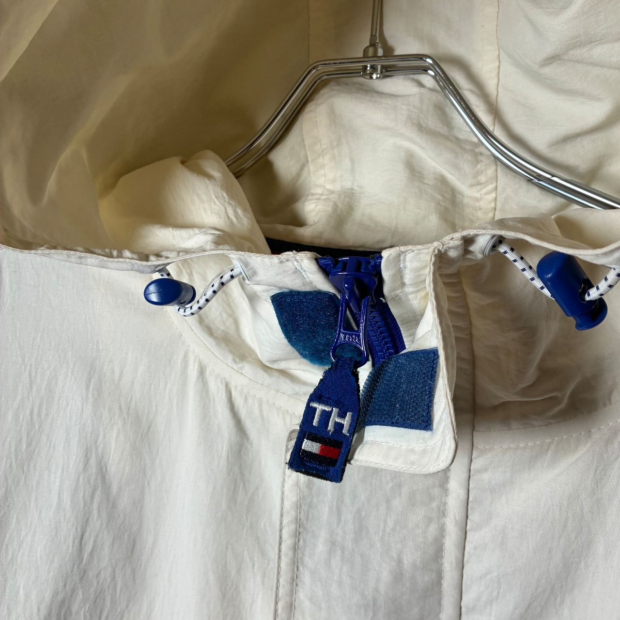 90s TOMMY HILFIGER ナイロンジャケット 赤白青 トミーヒルフィガー