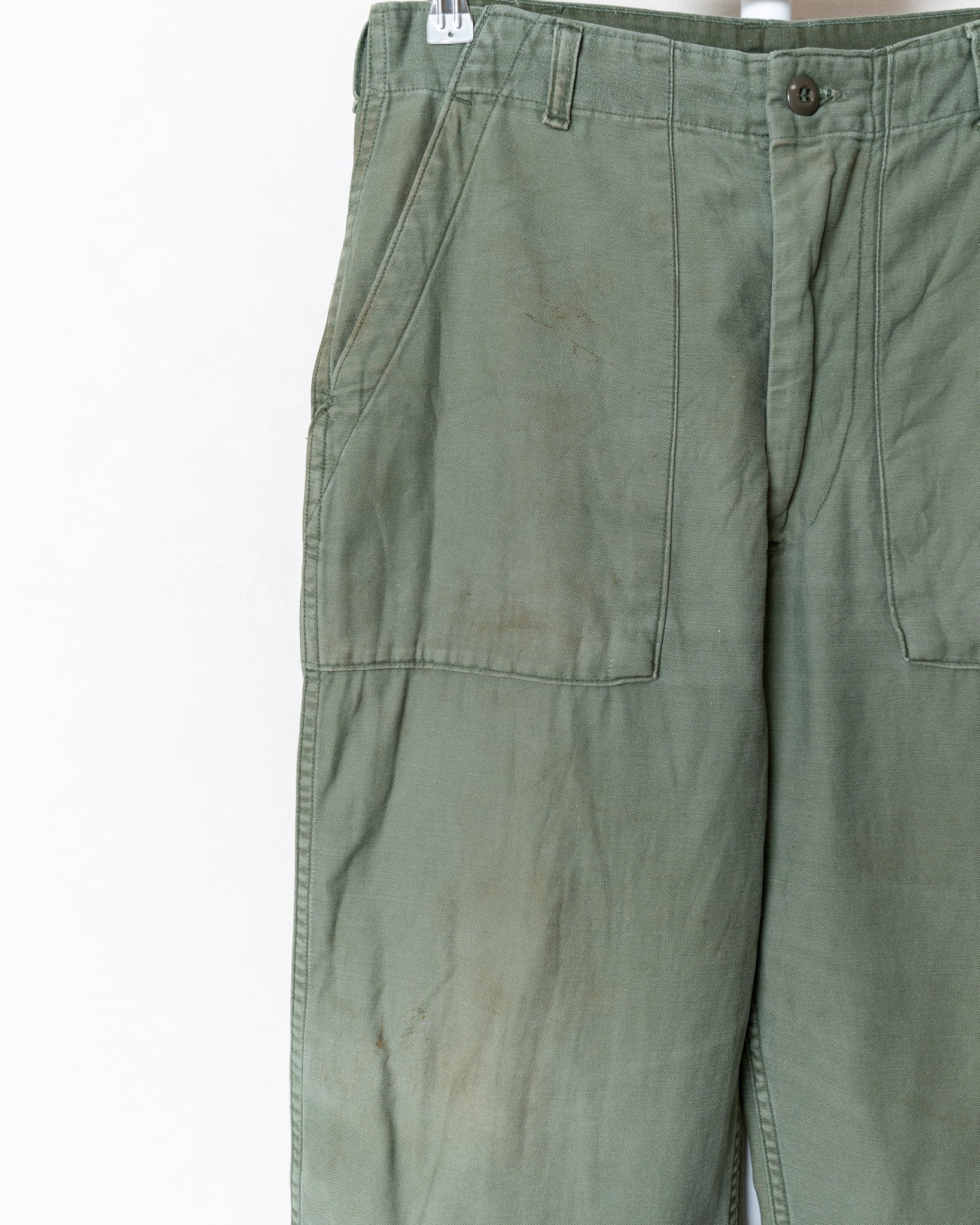 34×29】U.S.Army Utility Trousers OG-107 実物 米軍 ベイカーパンツ
