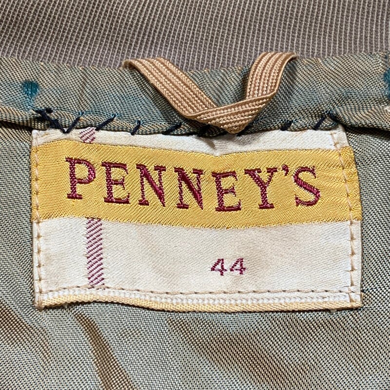 50s Penney'sギャバジンジャケット　ハンドステッチ