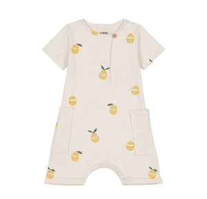 【予約】Studio Boheme Paris JUMPSUIT AIMÉ OFF WHITE / LEMON