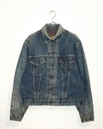 60s Levi's "70506-0317" Denim Trucker Jacket "Blanket Lining"