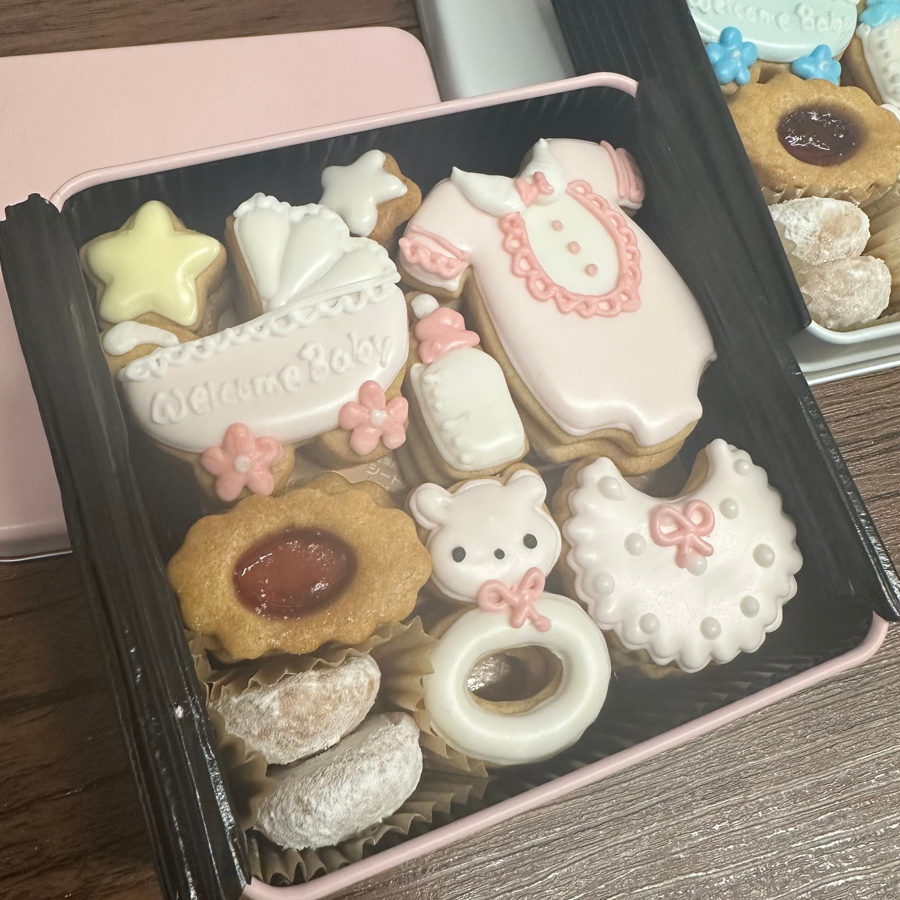 kei9ページ/アイシングクッキー 即日発送可＊出産祝いや内祝、ジェンダーリビールに＊アイシング