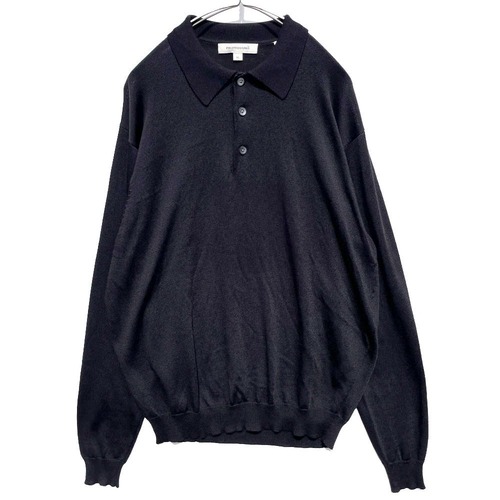 [PRONTO-UOMO] Vintage L/S Rayon Polo Shirt [1990s-] Vintage Polo Shirt