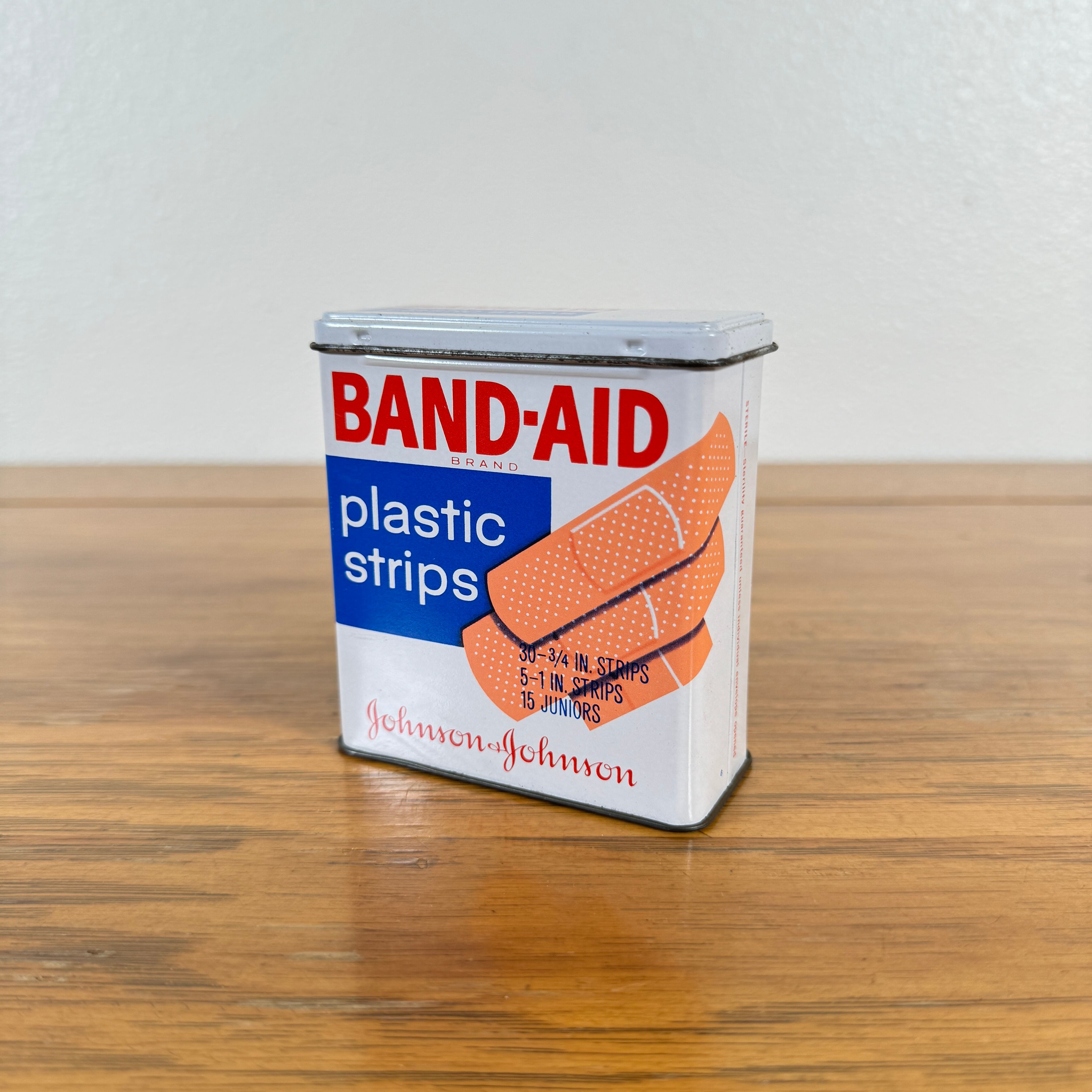 #1288 アメリカ ビンテージ バンドエイド缶 絆創膏 小物入れ 収納ケース