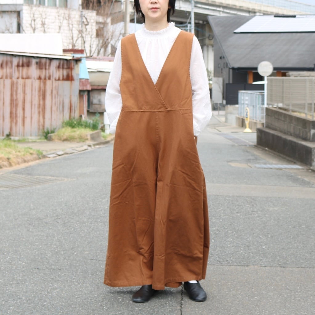 カシュクール＆Uネック 2way サロペットパンツ | Zakka so-la