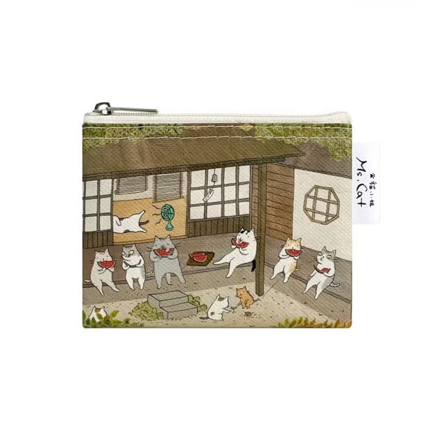 ミニ財布/ポーチ 猫小姐(夏天吃瓜)