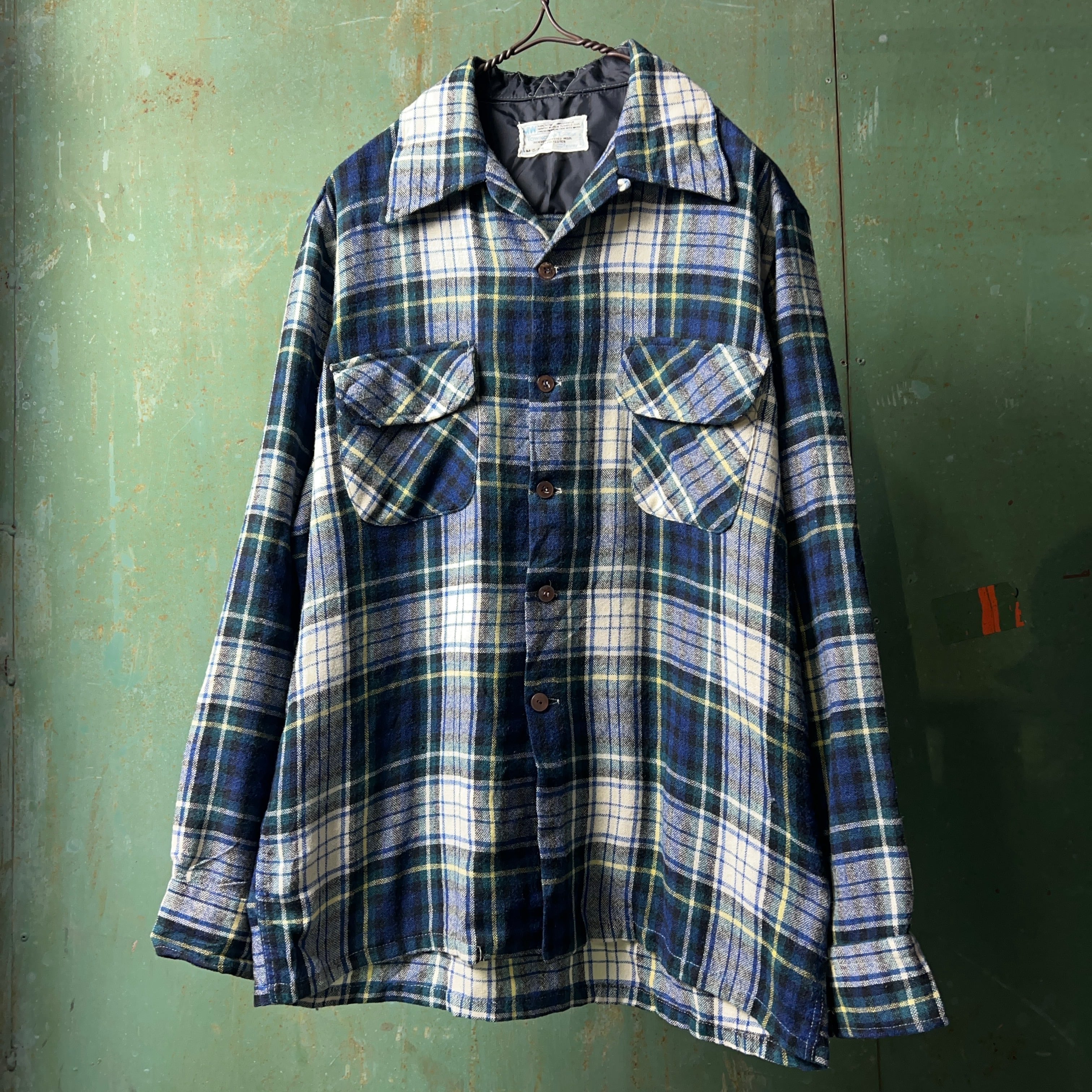 BIG MAC USA製 大判チェックネルシャツ L 90sセントジョンズベイ BIG MAC USA製 大判チェックネルシャツ L 90sセントジョンズベイ