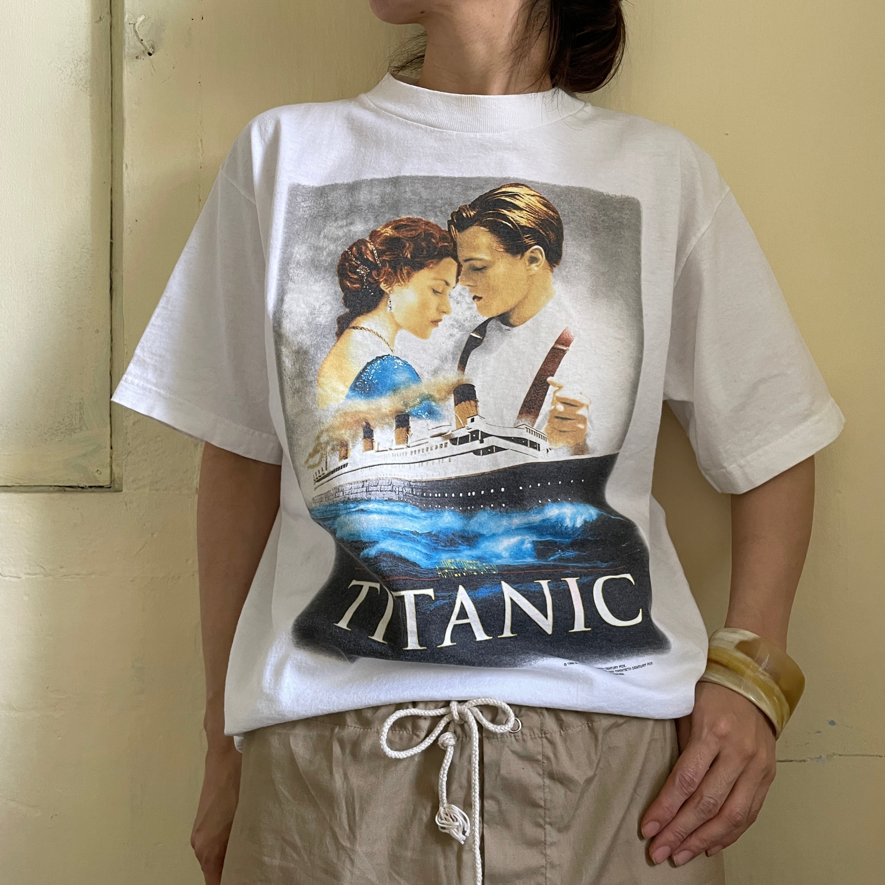 Titanic Promo Tee XL タイタニック 黒 Tシャツ ムービーT - www