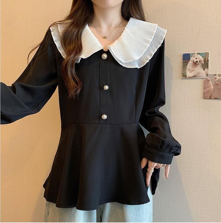 大きいサイズ有】 レディース トップス 襟付き 春 秋冬 新品 長袖